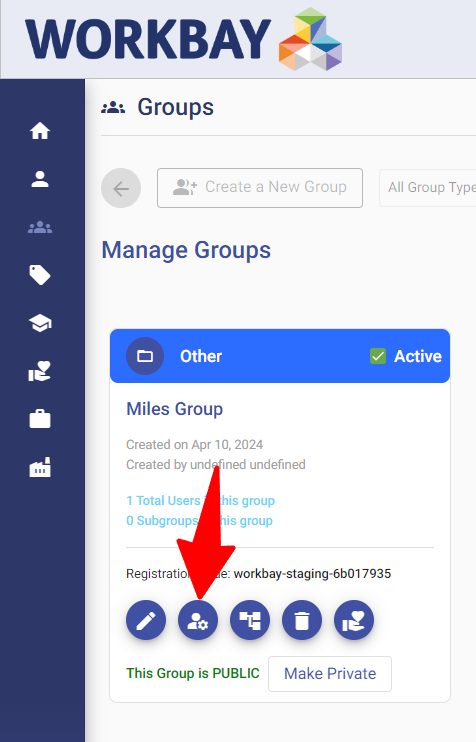 Manage group